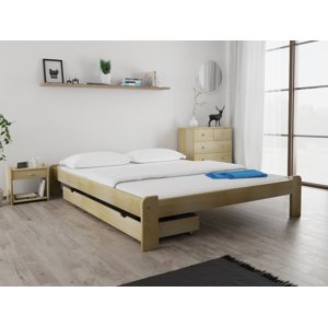 ADA ágy 140x200 cm, fenyőfa Ágyrács: Ágyrács nélkül, Matrac: Coco Maxi 19 cm matrac