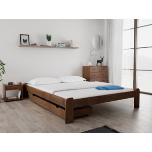 ADA ágy 160 x 200 cm, tölgyfa Ágyrács: Léces ágyrács, Matrac: Matrac nélkül