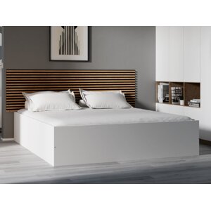 BELLA ágy 180x200 cm, fehér Ágyrács: Léces ágyrács, Matrac: Deluxe 10 cm matrac