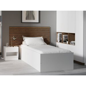 BELLA ágy 90x200 cm, fehér Ágyrács: Ágyrács nélkül, Matrac: Coco Maxi 19 cm matrac