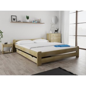 Emily ágy 140x200 cm, fenyőfa Ágyrács: Lamellás ágyrács, Matrac: Coco Maxi 19 cm matrac