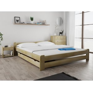 Emily ágy 180x200 cm, fenyőfa Ágyrács: Ágyrács nélkül, Matrac: Deluxe 10 cm matrac