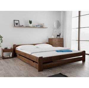 Emily ágy 180x200 cm, tölgyfa Ágyrács: Ágyrács nélkül, Matrac: Coco Maxi 19 cm matrac
