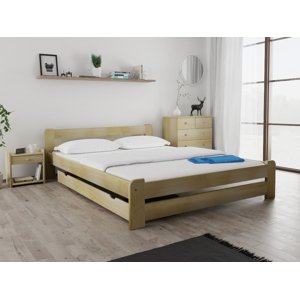 Laura ágy 140x200 cm, fenyőfa Ágyrács: Léces ágyrács, Matrac: Deluxe 10 cm matrac