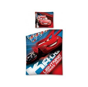 CARS piros gyermek ágyneműhuzat Ágyneműhuzat mérete: 80 x 80 cm | 135 x 200 cm