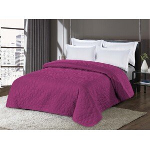 STONE lila ágytakaró mintával Méret: 220 x 240 cm