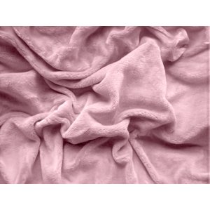 SOFT rózsaszín mikroplüss lepedő 90x200 cm