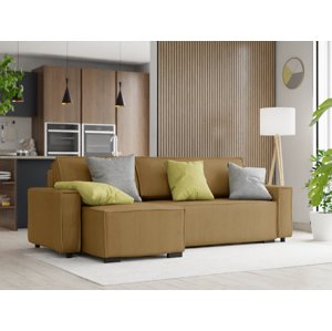 Smart kinyitható univerzális kanapé, mustár színű