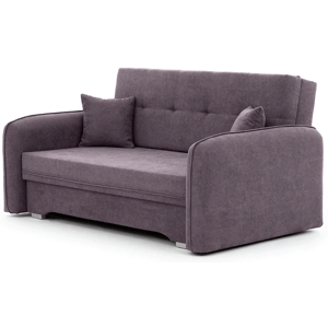 LAINE világos lila összecsukható háromüléses kanapé