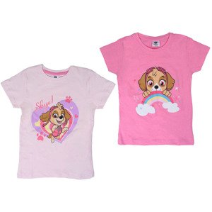 MANCS ŐRJÁRAT gyerek póló 2 db rózsaszín/világos rózsaszín - különböző méretekben Méret: 110 - 116
